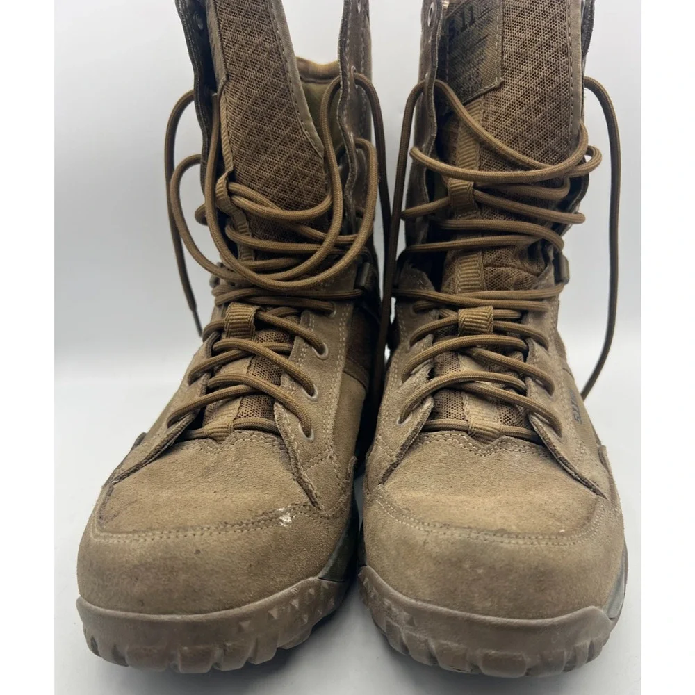 5.11 Tactical A/T 8 Boots Mens 11 Dark Coyote Brown Military Combat Hiking